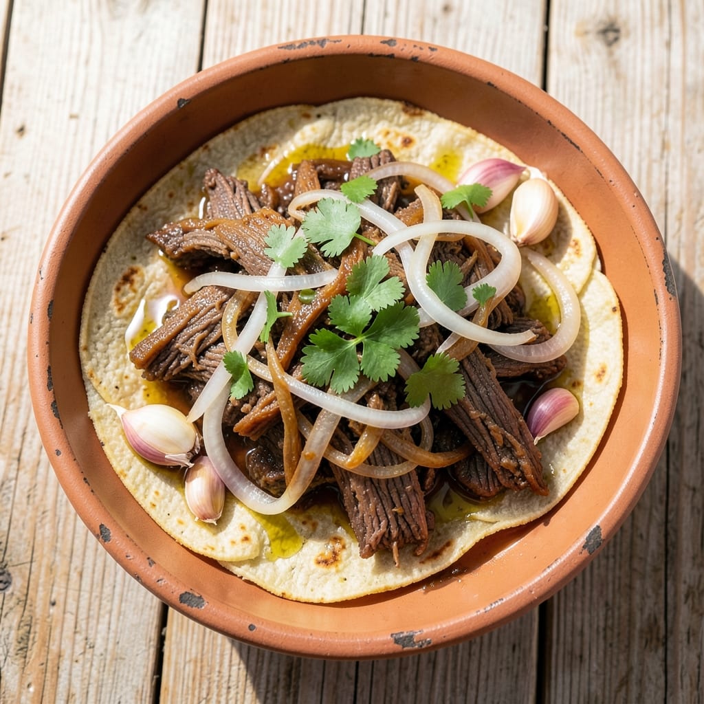 Authentic Machaca Beef Recipe: Crispy Tortilla-Layered Mexican Comfort