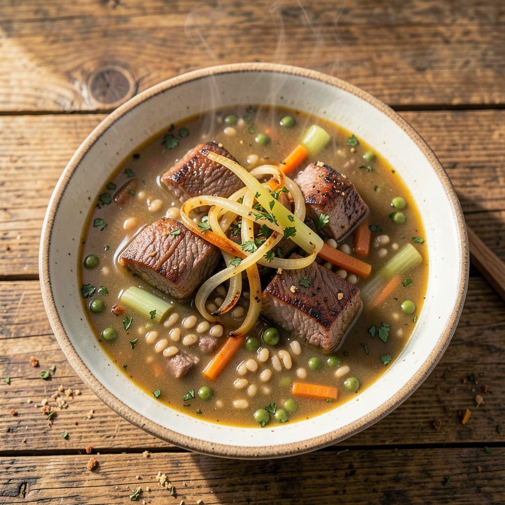 Beef Barley Lentil Soup Recipe: Hearty Umami-Packed One-Pot Magic