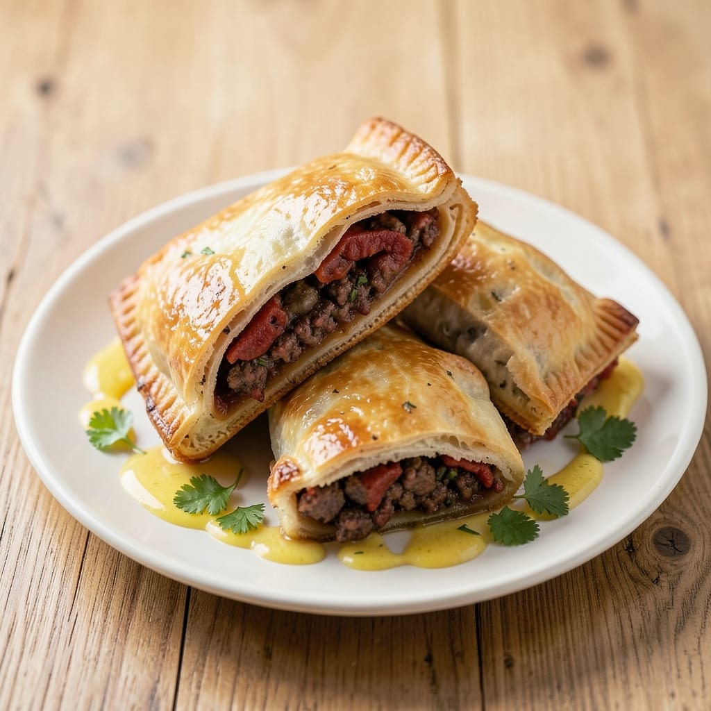 Beef and Chorizo Empanadas Recipe: Flaky Crusts Hide Spiced Meat Treasure