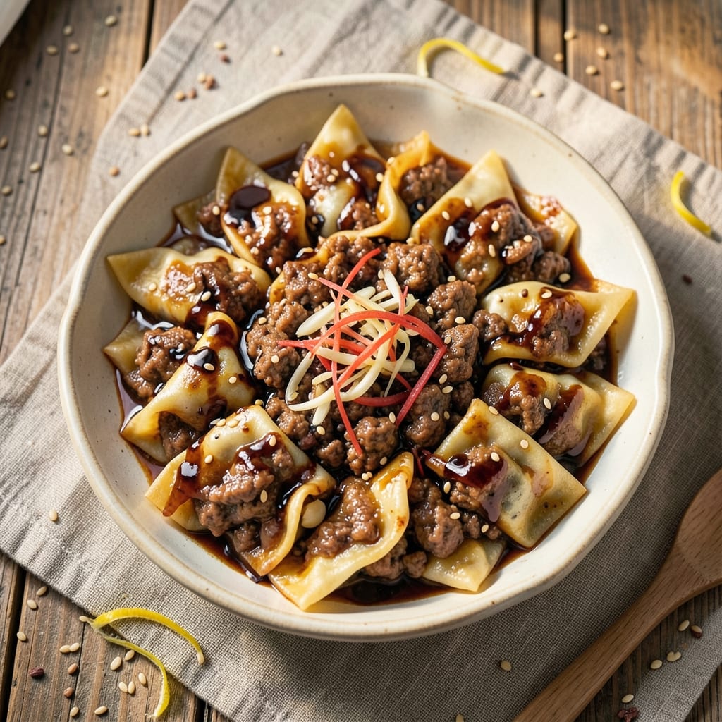 Baked Beef Wonton Recipe: Crispy Shells and Silky Filling Magic