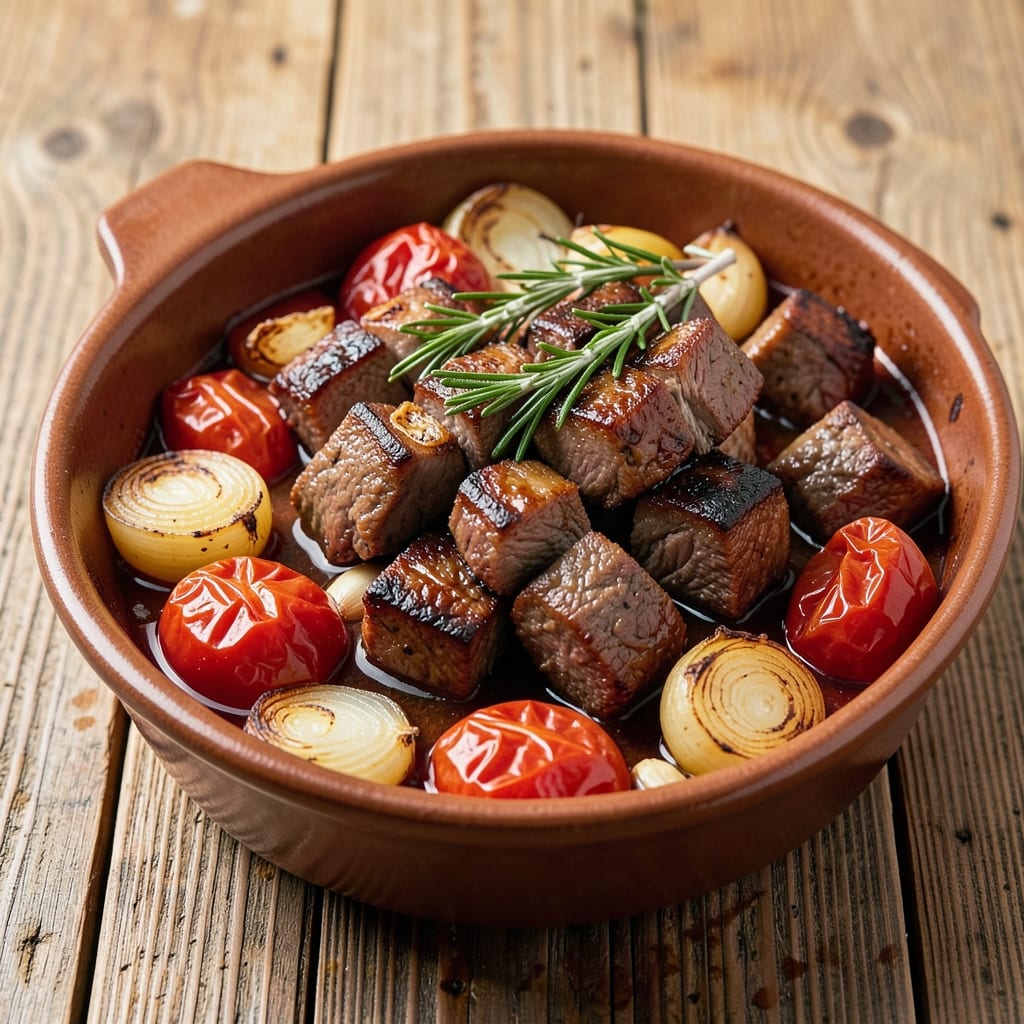 Beef and Tomatoes Recipe: Umami-Rich Tomato-Braised Beef with Herbs