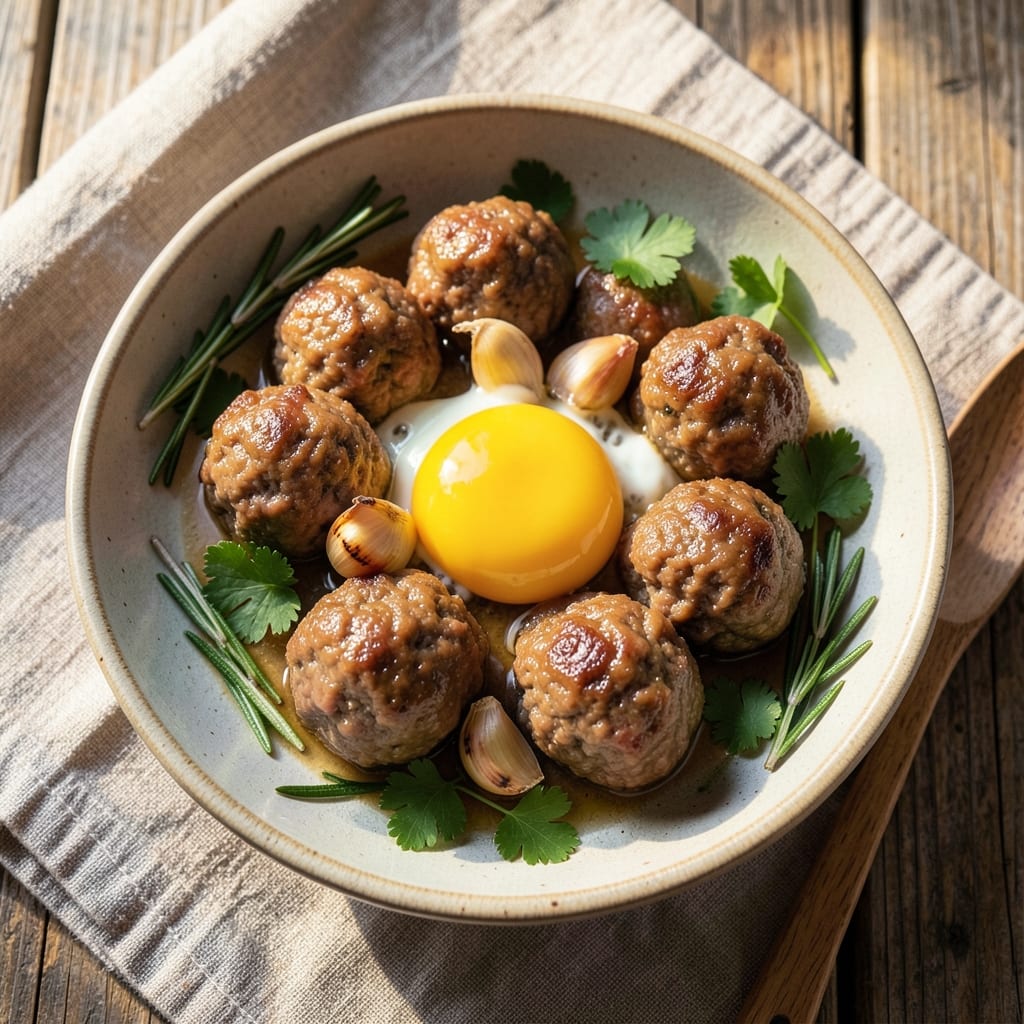 Beef and Lamb Meatballs Recipe: Herb-Infused Bites for One-Pan Stew Magic