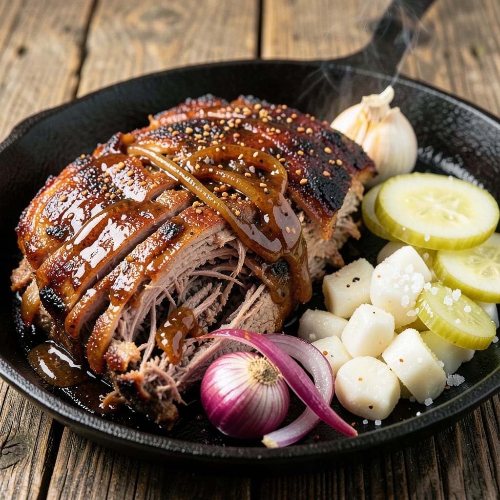 BBQ Pulled Beef Brisket Recipe: Smoky, Slow-Smoked Shreds With Maillard Crust