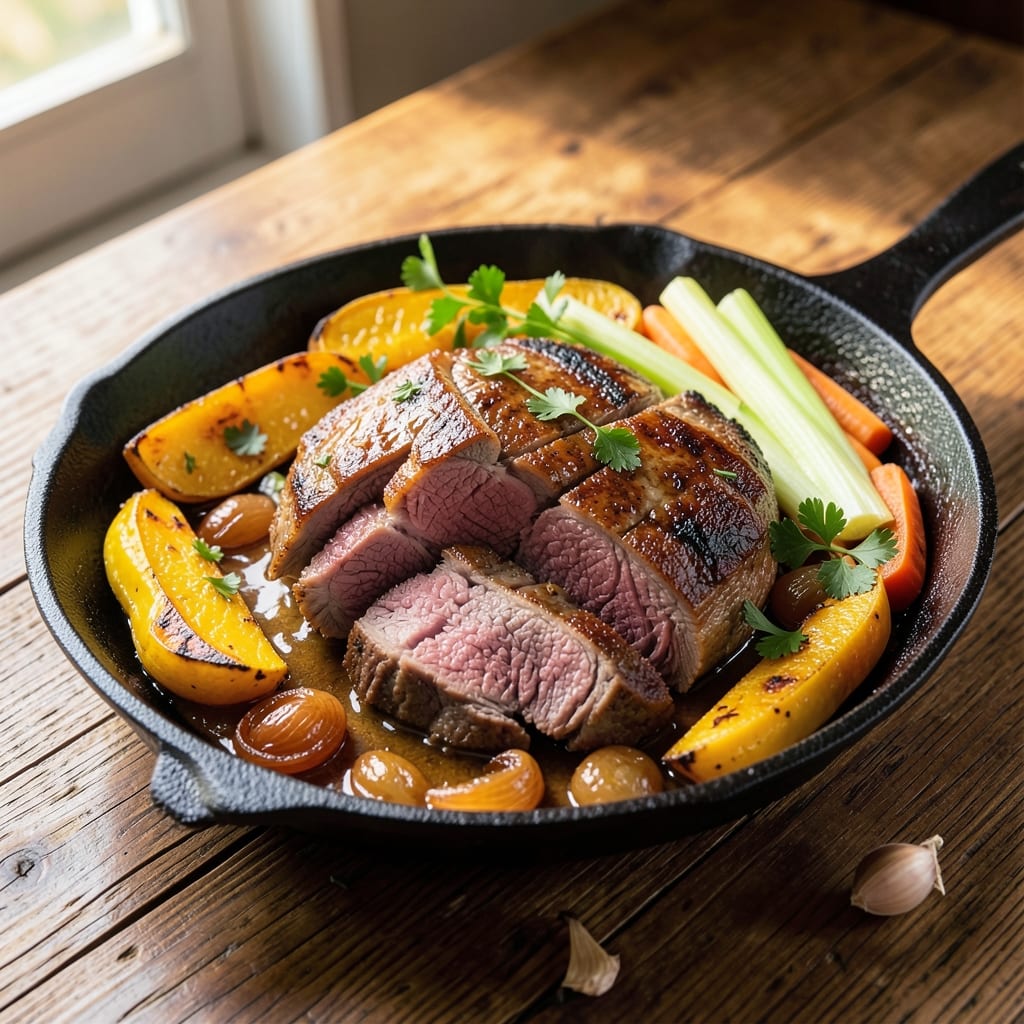 Beef and Yellow Squash Recipe: Savory Stew With Caramelized Squash and Herbed Beef