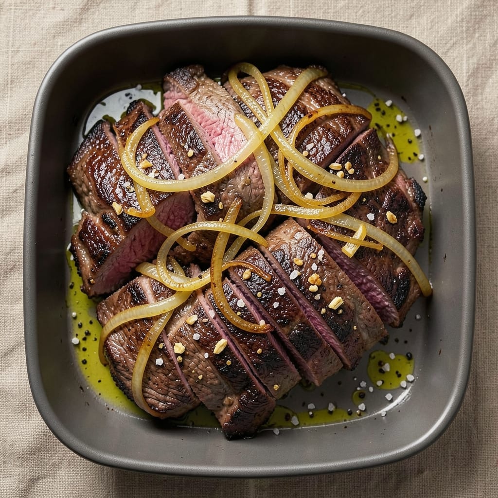 Baked Beef Oven Recipe: Crispy-Crusted, Juicy-Centered Steakhouse Style