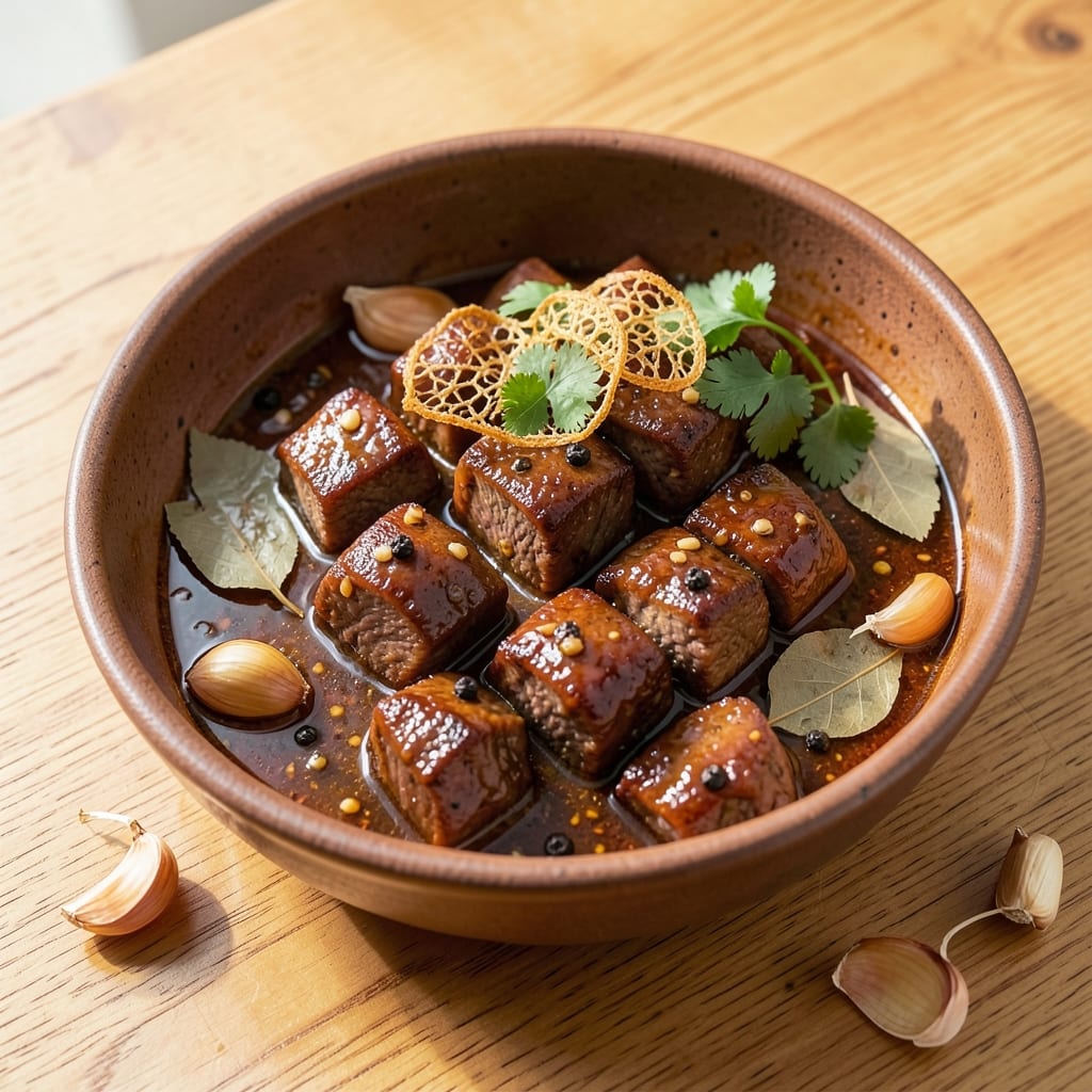Beef Adobada Recipe: Savory Soy-Vinegar Braise with Silky Beef Bites