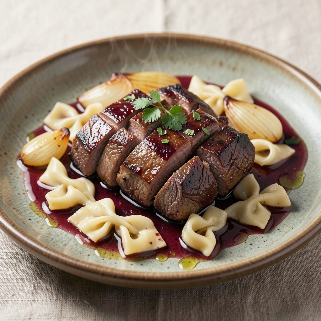 Beef and Bows Recipe: Deep Umami Simmer with Caramelized Onions