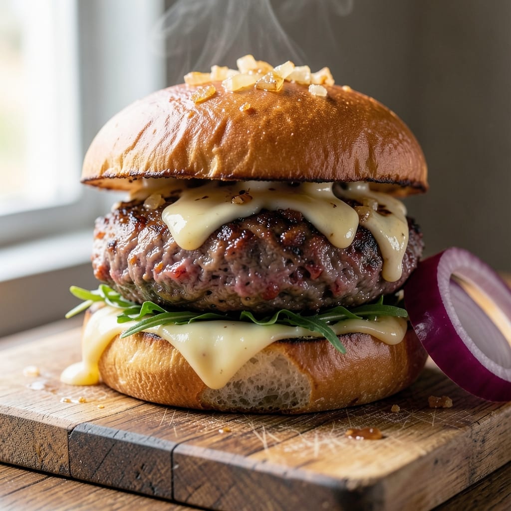 Beef and Chorizo Burgers Recipe: Smoky-Spiced Patties With Crispy Edges