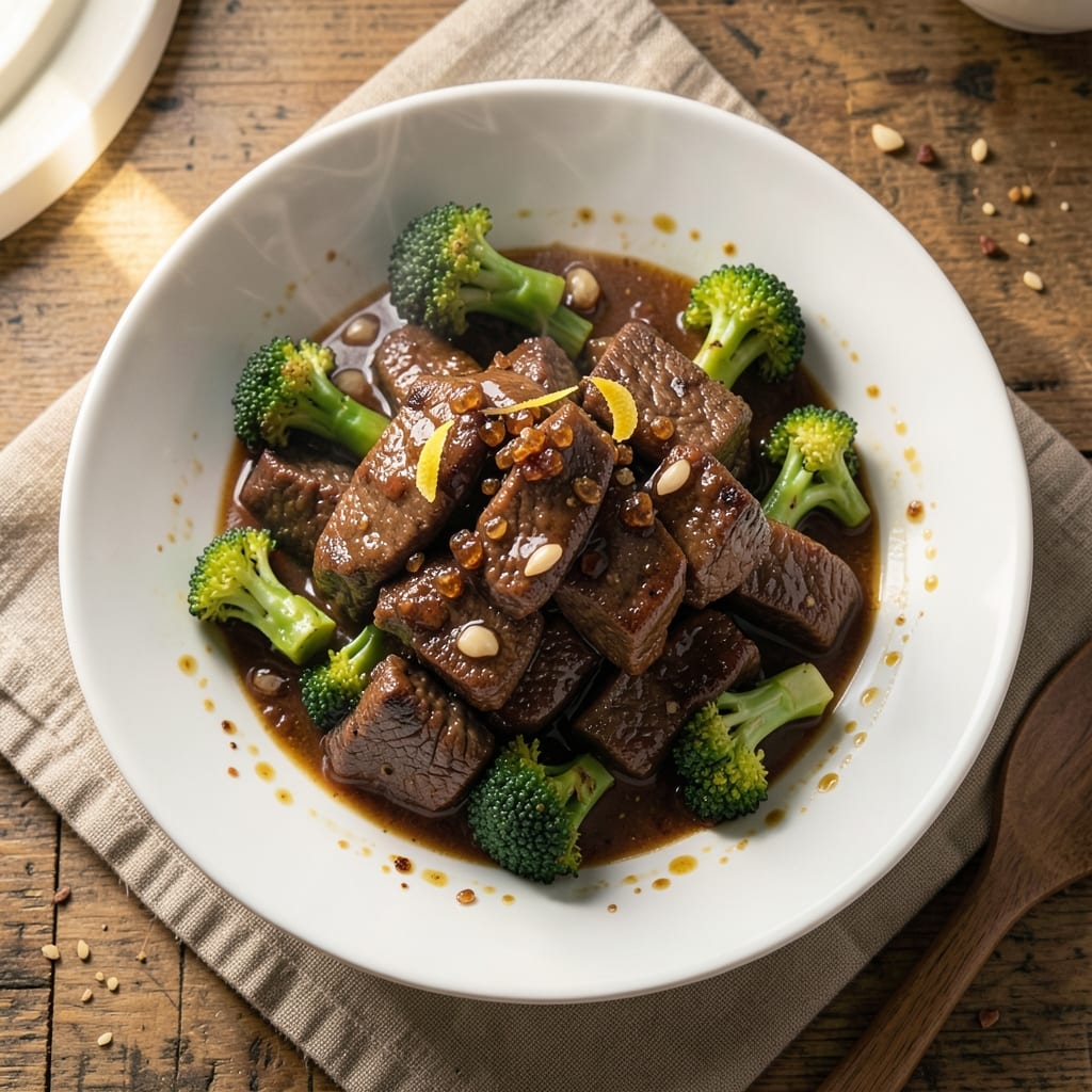 Beef and Broccoli Copycat Recipe: Velvety Sauce and Caramelized Bites