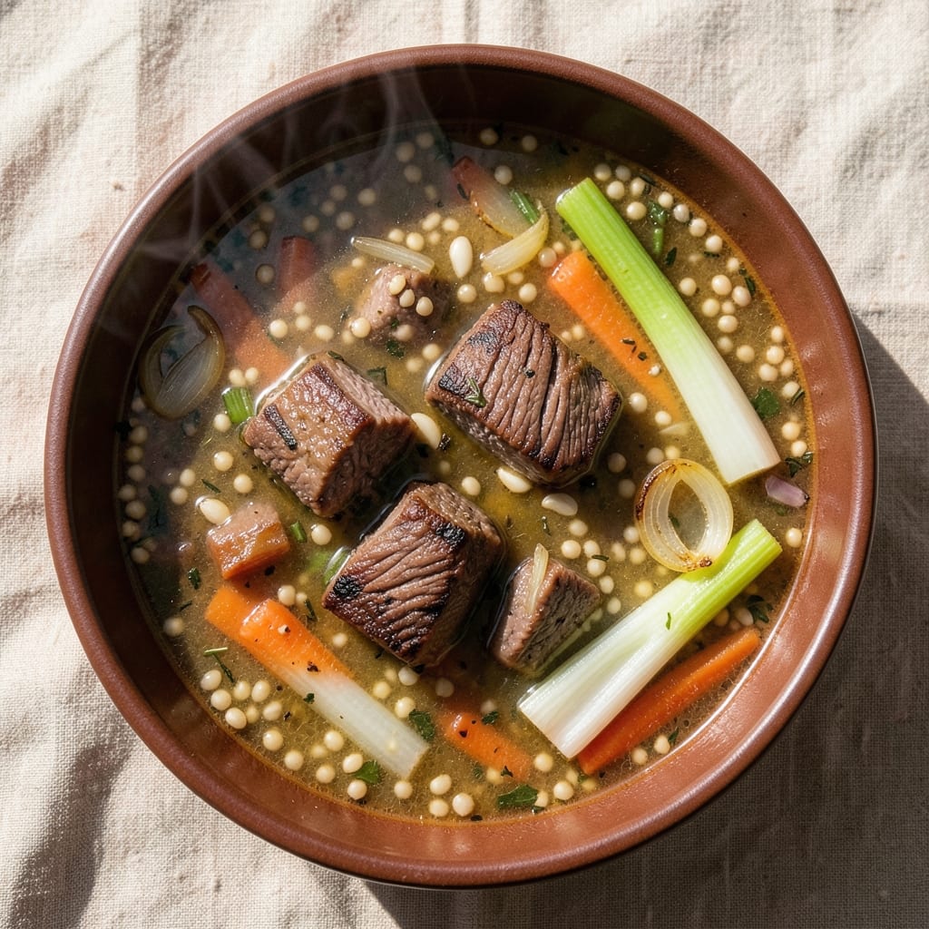 Beef and Barley Soup Recipe Jamie Oliver: Hearty Simmered Depth with Chewy Grains