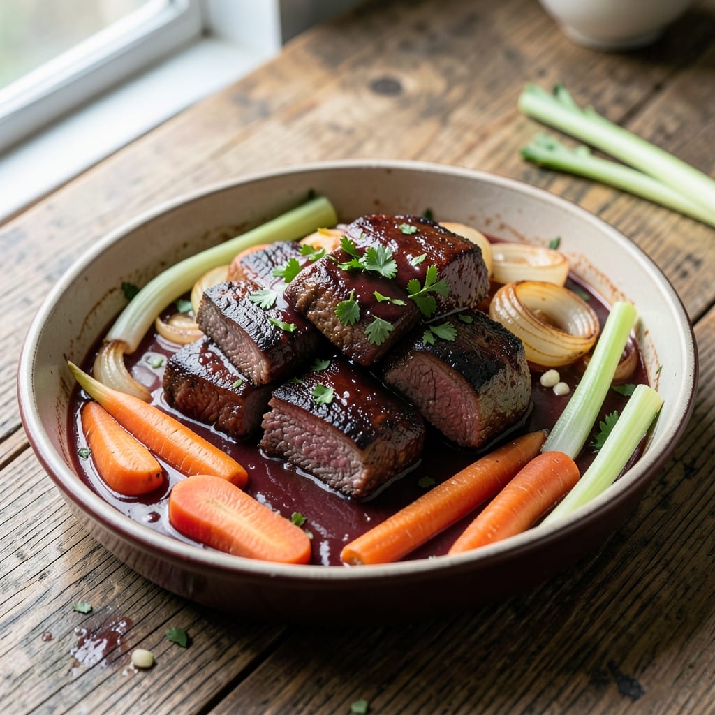 Beef Au Juice Recipe: Deep-Braised Richness With Caramelized Fond