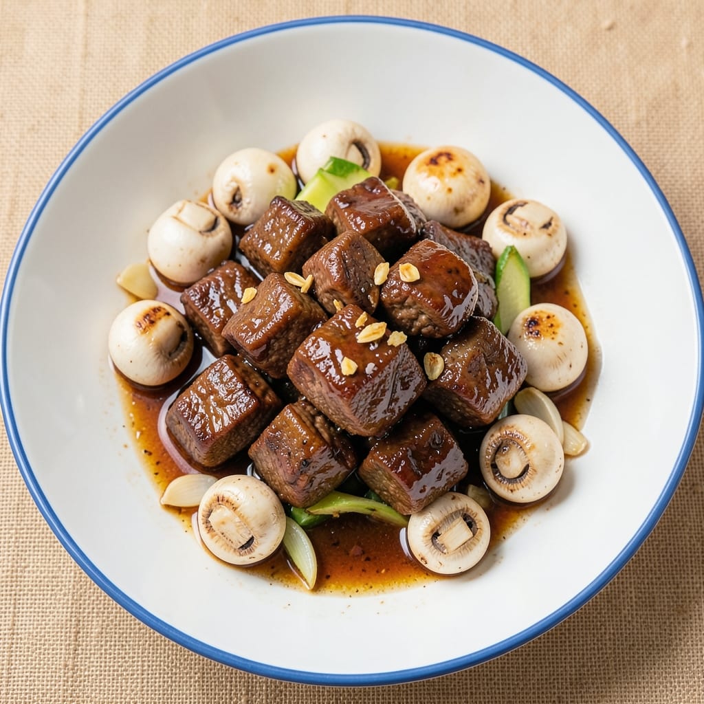 Beef and Mushroom Filipino Recipe: Soy-Steamed Umami Bomb With Silky Rice