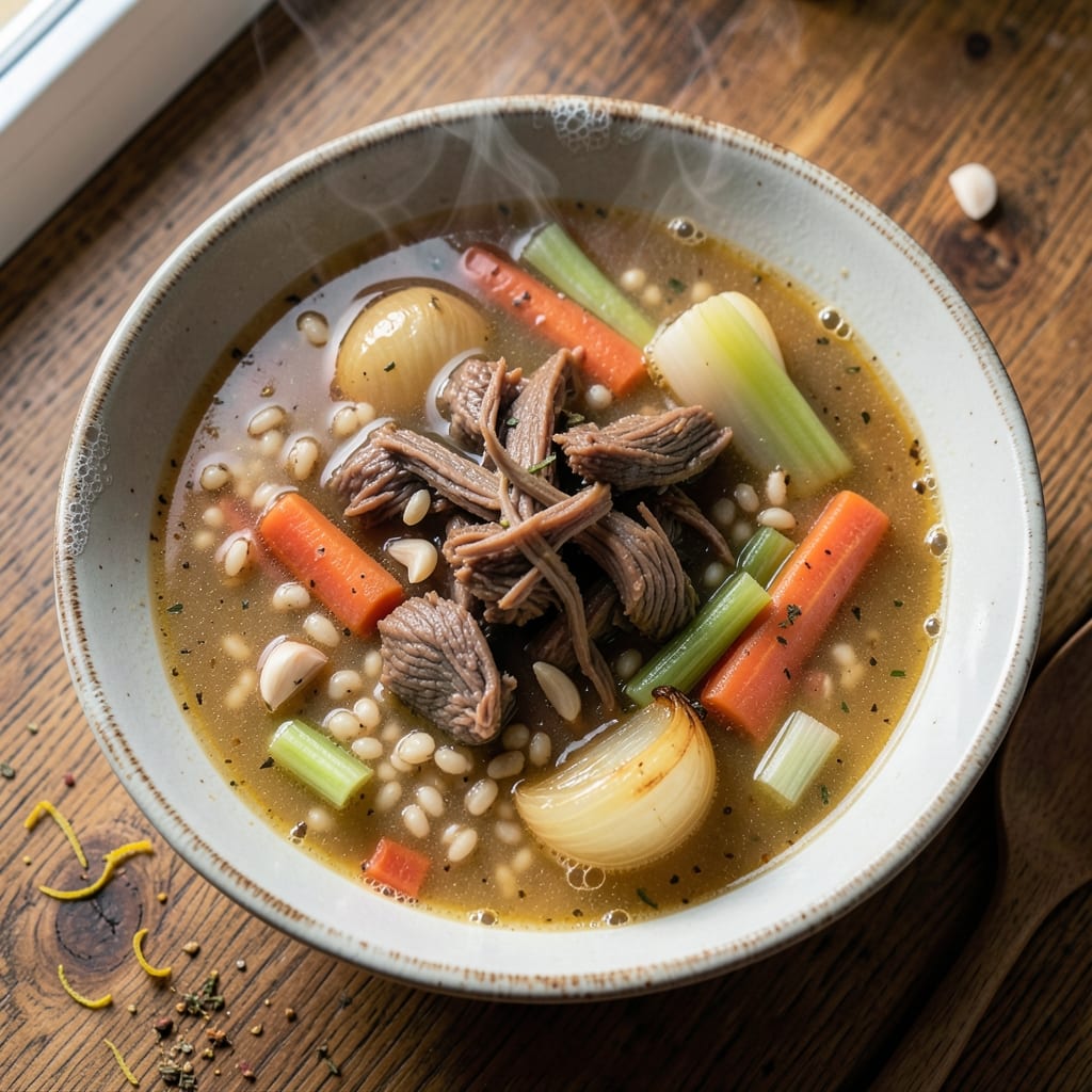 Beef Barley Soup Recipe With Leftover Roast: Umami-Packed One-Pot Revival