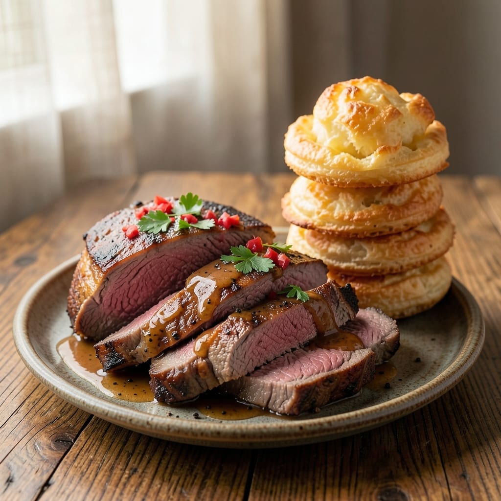 Beef and Yorkshire Pudding Recipe: Crispy Crowns Hugging Juicy Beef