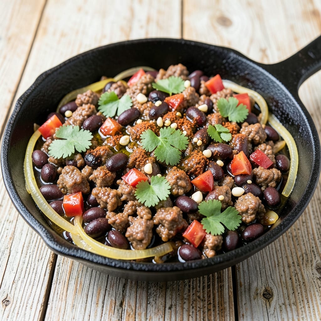 Beef and Bean Taco Filling Recipe: Spiced Ground Beef and Hearty Bean Blend