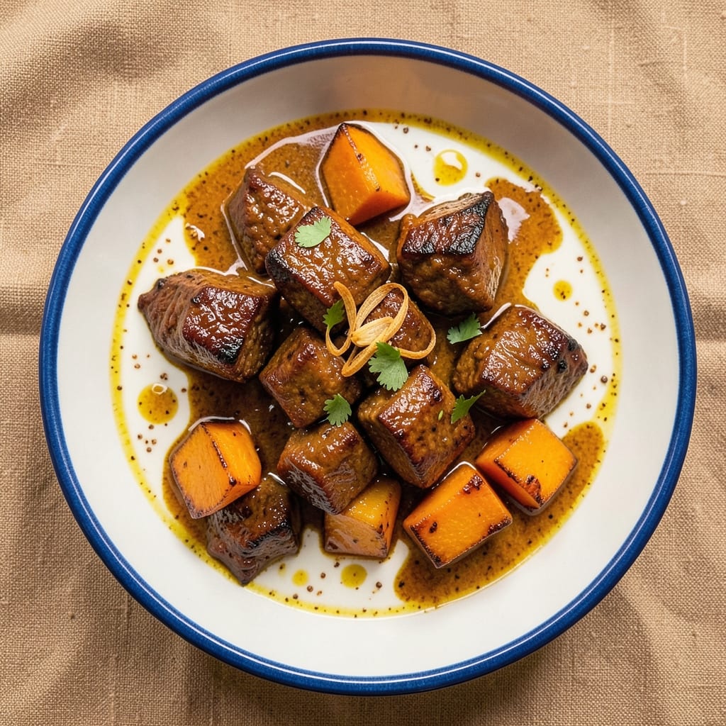 Beef and Pumpkin Curry Recipe: Spiced Coconut and Sweet Potato Harmony
