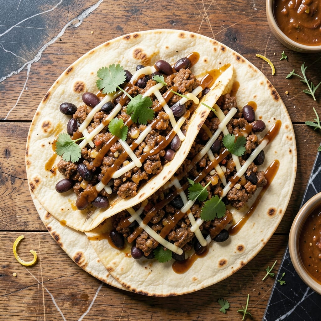 Beef and Bean Quesadillas Recipe: Crispy Tortillas With Melted Cheese Magic