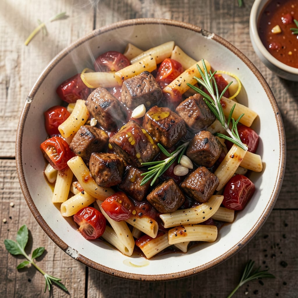 Baked Beef Rigatoni Recipe: Umami-Rich Tomato Sauce with Al Dente Pasta