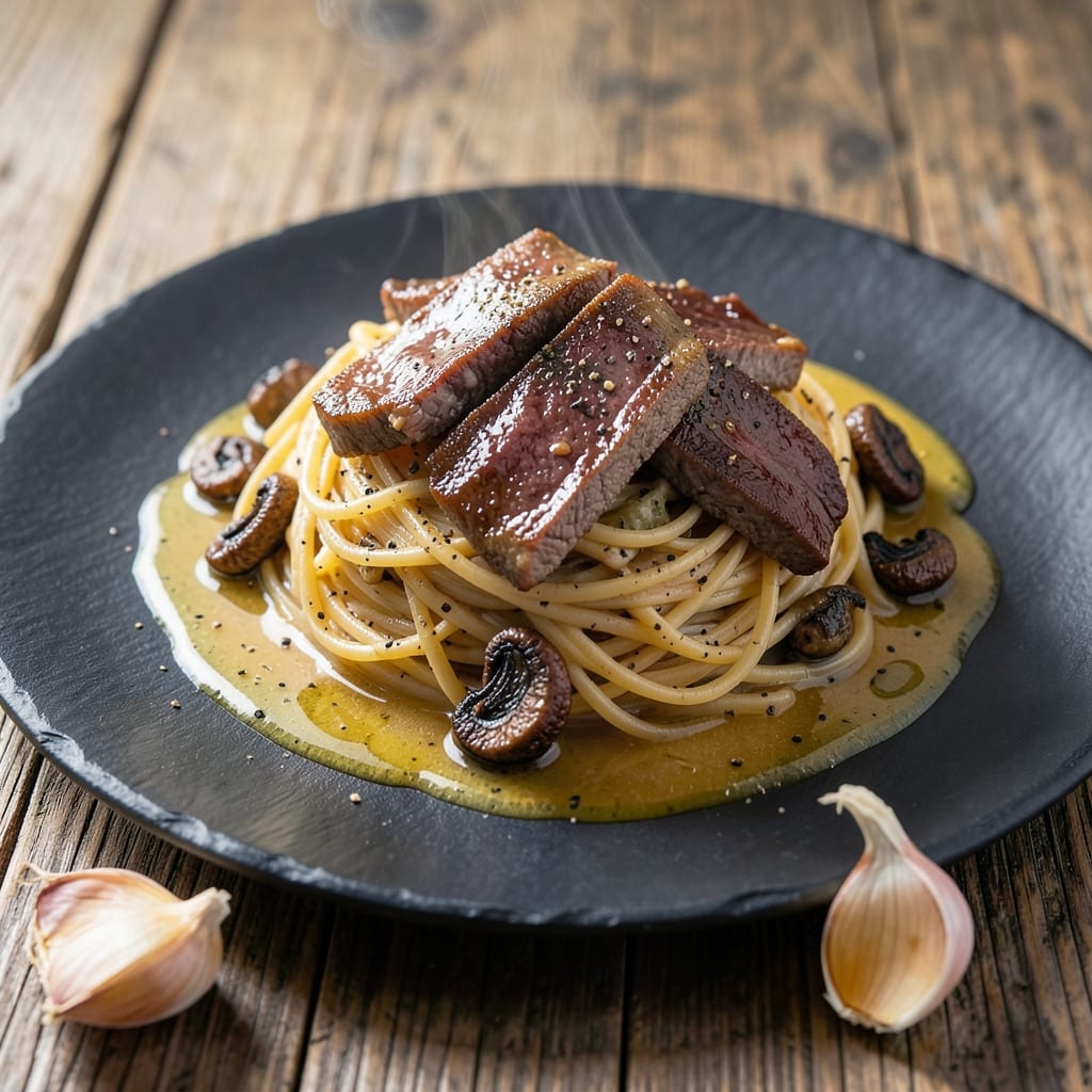 Beef and Butter Noodles Recipe: Silky Noodles with Rich Brown Butter Crust
