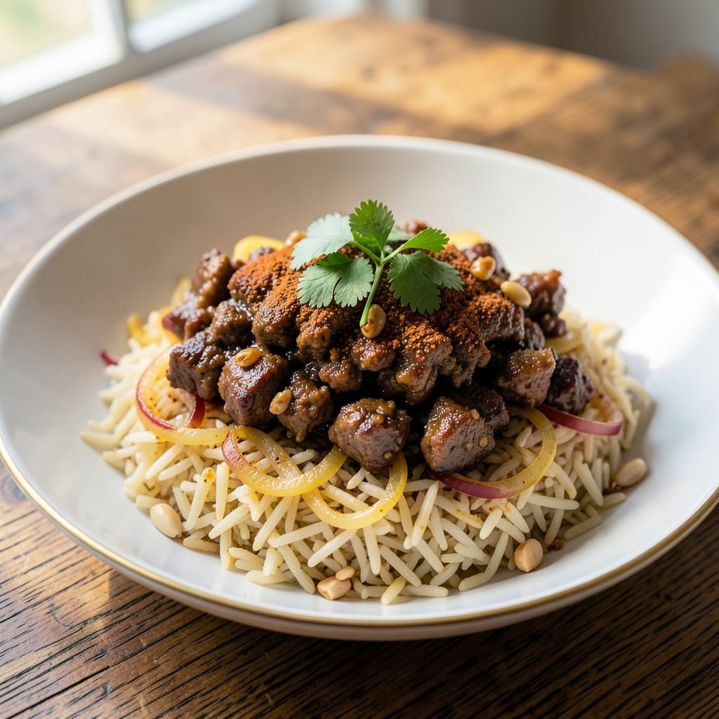 Basmati Rice and Ground Beef Recipe: One-Pan Fragrant Spice Fusion