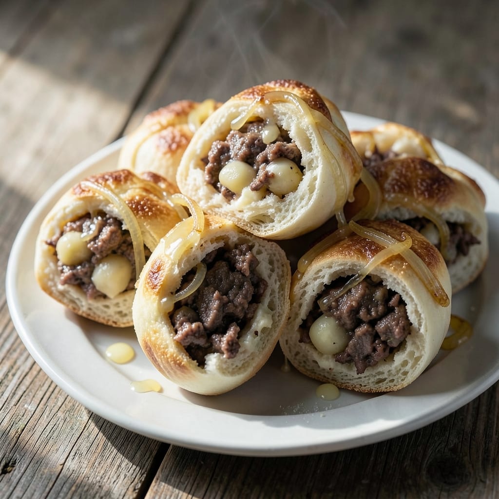 Beef and Potato Piroshki Recipe: Flaky Dough Wraps Stuffed With Savory Filling