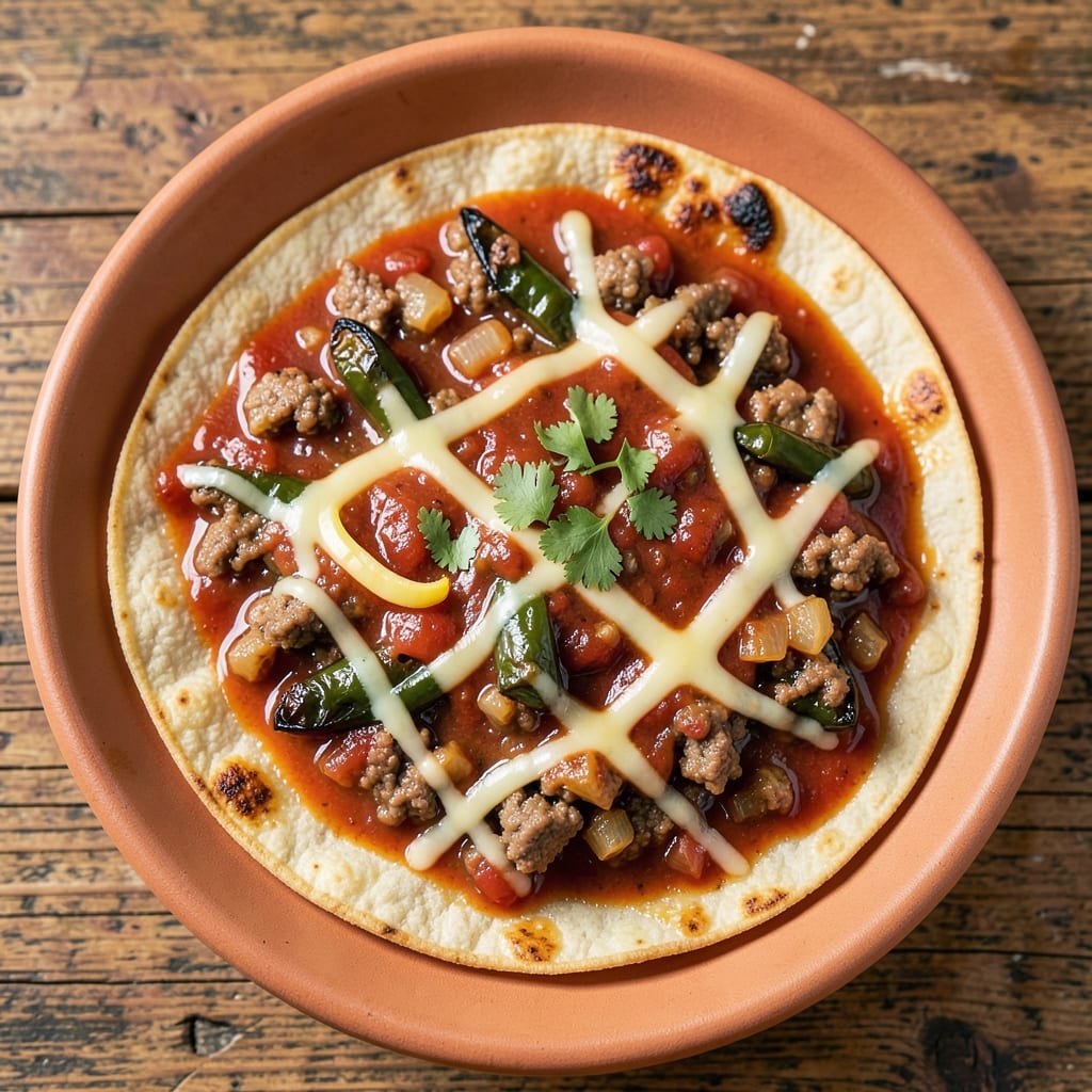 Baked Beef Chili Relleno Recipe: Crispy Tortilla Stacks Stuffed with Melted Cheese