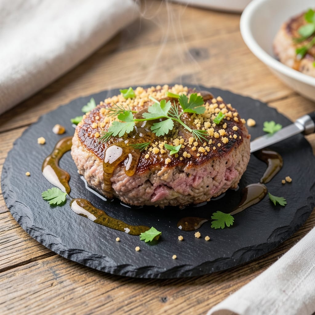 Beef and Pork Patties Recipe: Juicy Meatballs With Herby Crust Magic