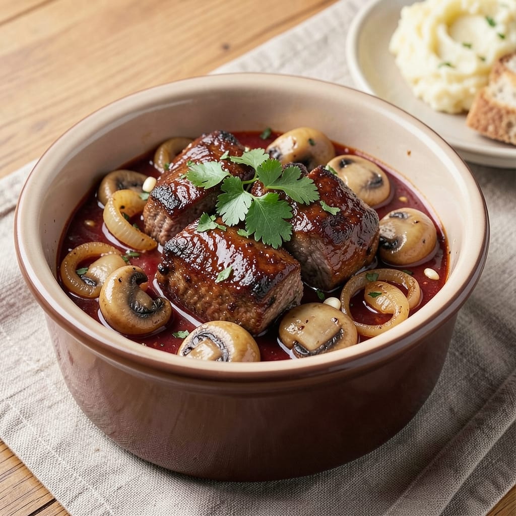 Beef and Mushroom Pressure Cooker Recipe: Umami Bomb in 20 Minutes