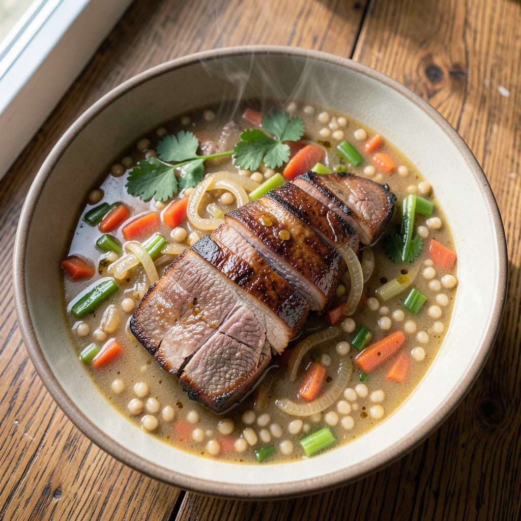 Beef Shank Barley Soup Recipe: Deep Umami Richness from Slow-Cooked Shank