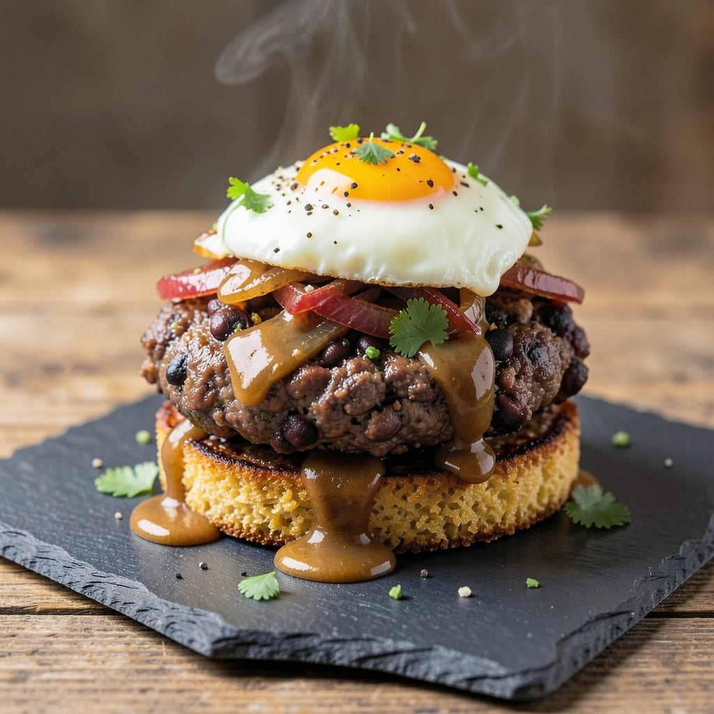 Beef and Bean Burgers Recipe: Crispy Edges, Hearty Filling, No Fuss