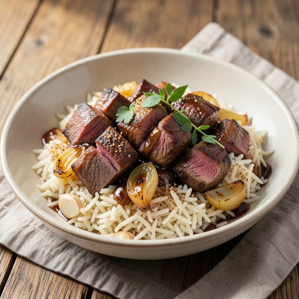 Basmati Rice with Beef Recipe: Fragrant Spiced Grains and Caramelized Meat