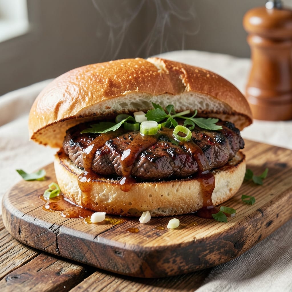 BBQ Beef on a Bun Recipe: Charred Crust and Juicy Beef in 20 Minutes