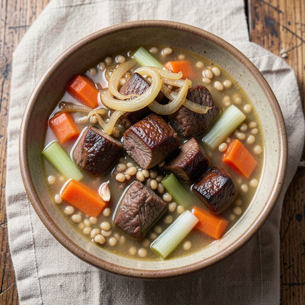 Beef and Barley Soup Recipe: Rachael Ray's Cozy One-Pot Masterpiece
