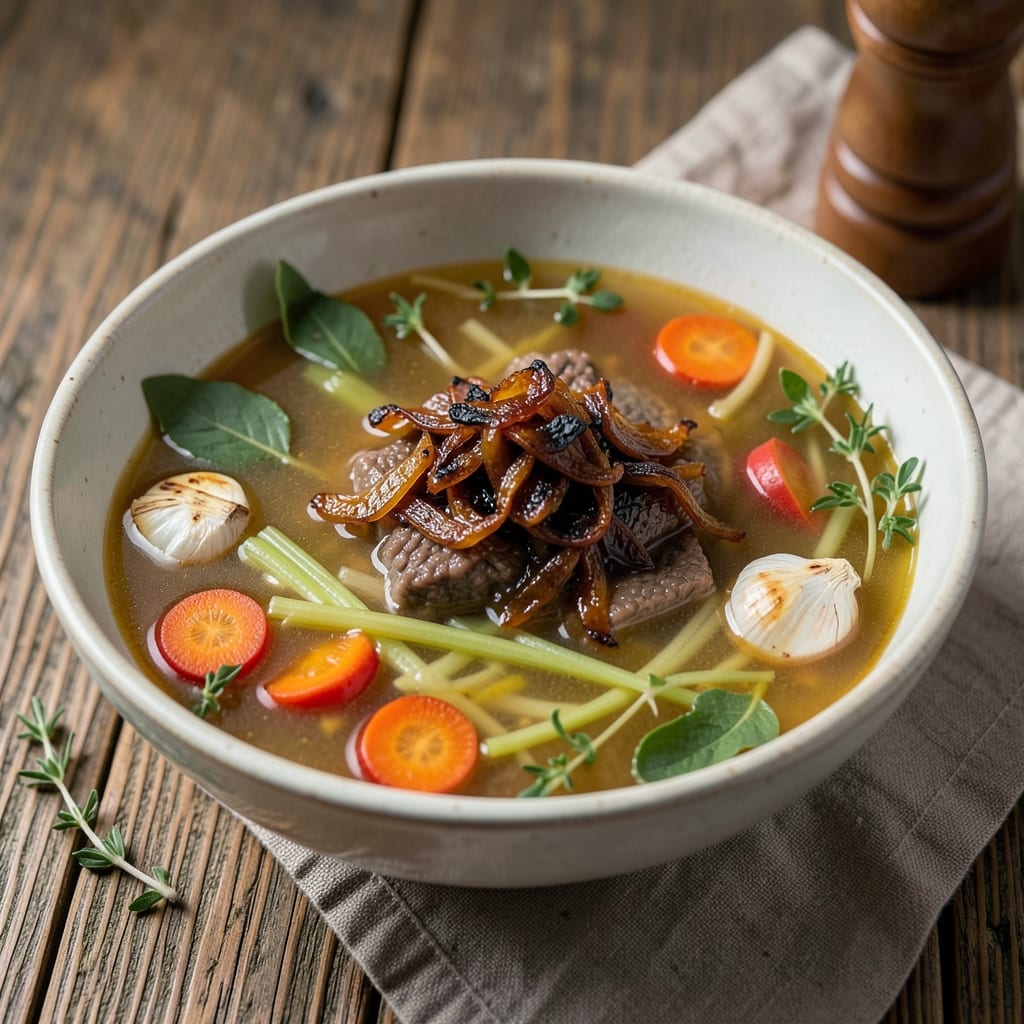 Beef and Chicken Bone Broth Recipe: Umami-Packed Richness in One Pot