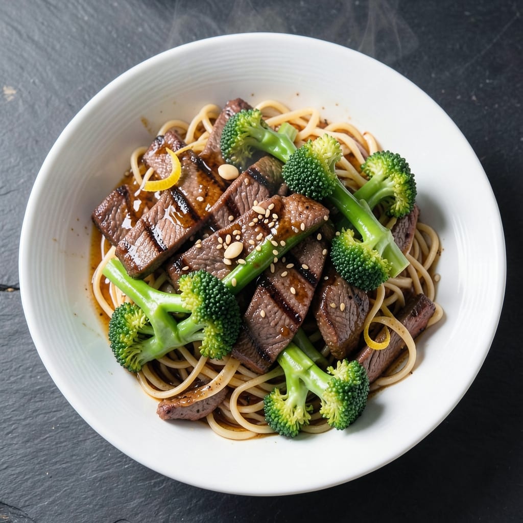 Beef and Broccoli Ramen Stir Fry Recipe: Wok-Hei Crispy Beef and Silky Noodles