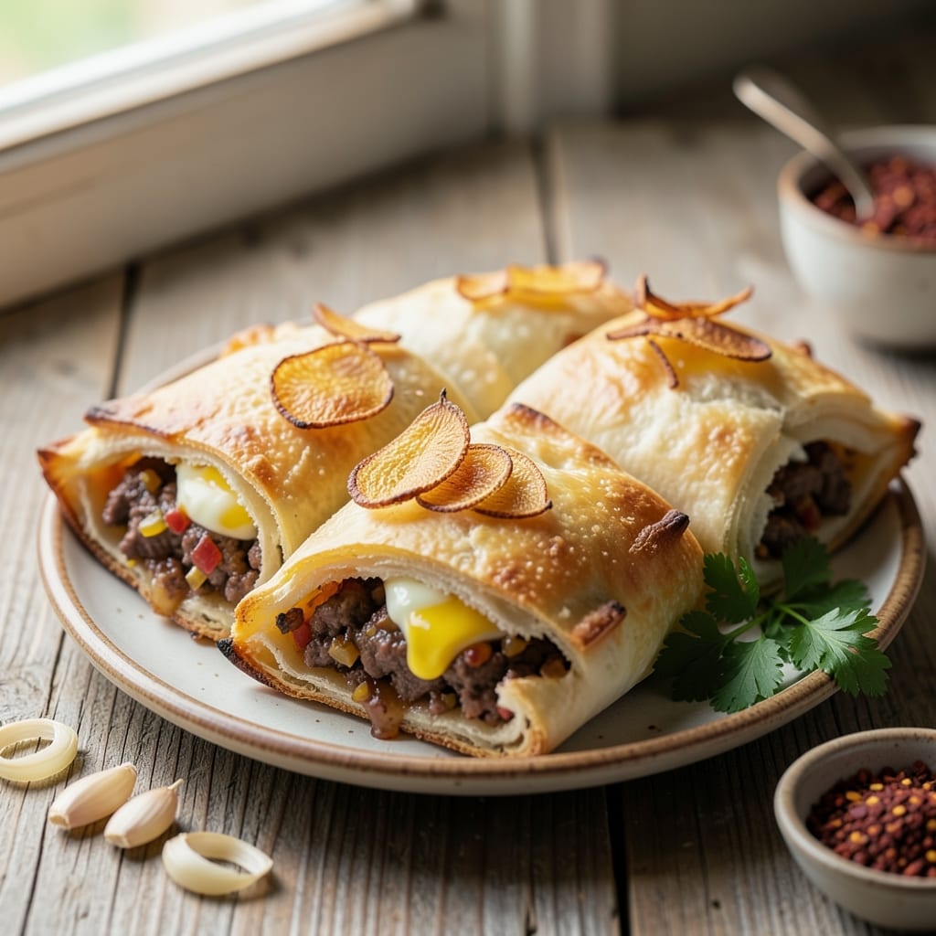 Beef and Egg Empanadas Recipe: Flaky Layers with Savory Fillings