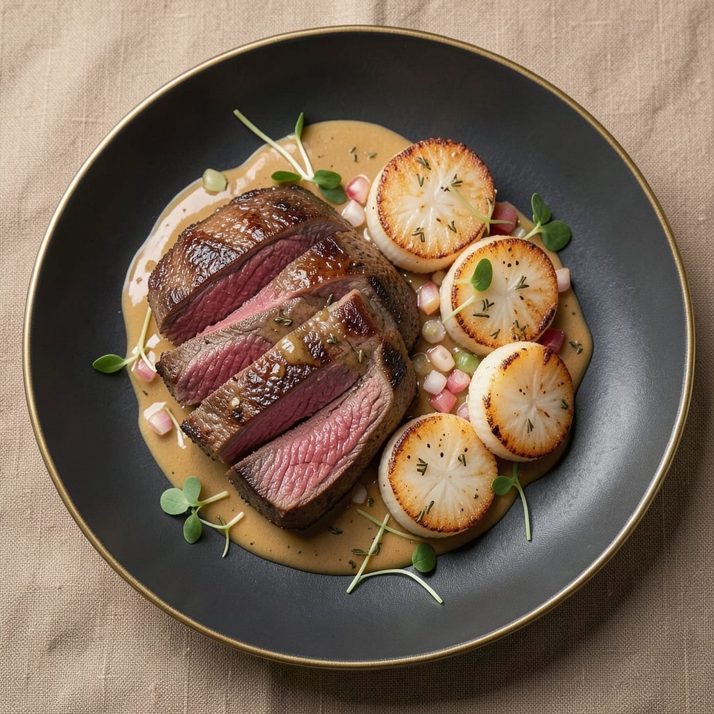 Beef and Scallops Recipe: Seared Richness With Buttery Scallop Brilliance