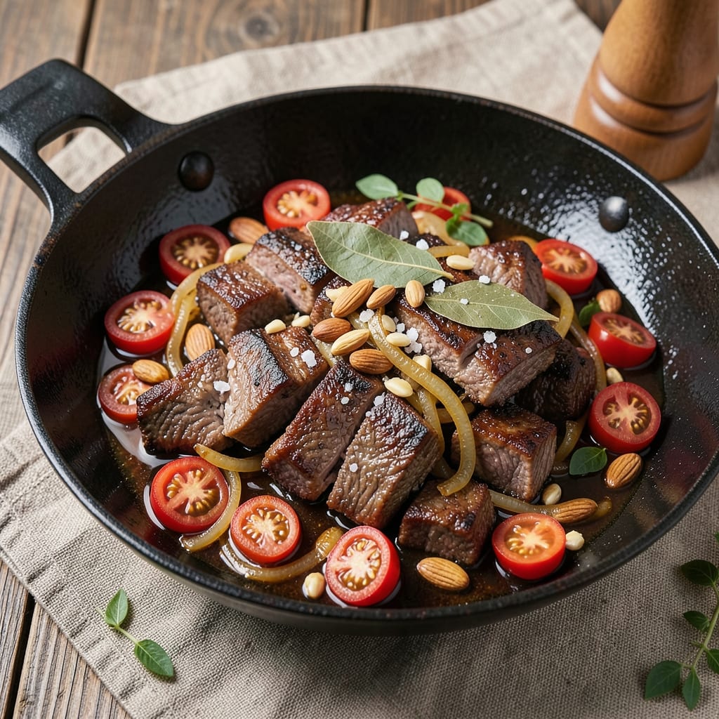 Beef Almond Ding Recipe: Crispy Wok-Hei Bites with Nutty Sweetness