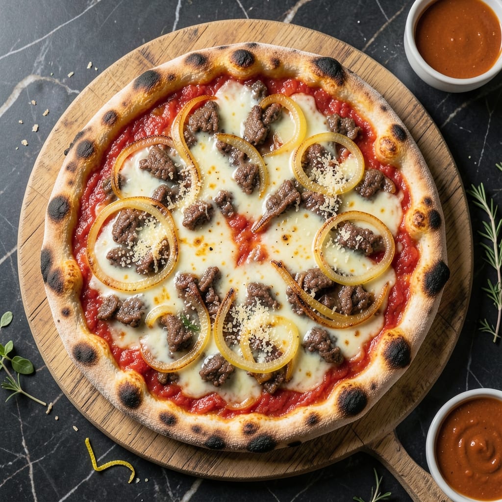 Beef and Onion Pizza Recipe: Caramelized Layers With Crispy Crust