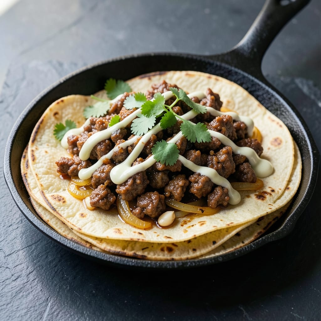 Baked Ground Beef Tacos Recipe: Crispy Tortillas with Cheesy, Umami-Packed Filling