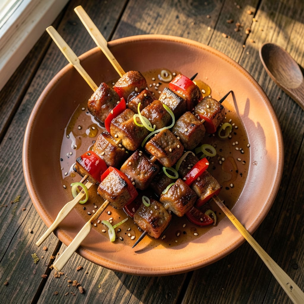 Banyan Beef Skewers Recipe: Smoky Charred Crust with Peanut Butter Magic