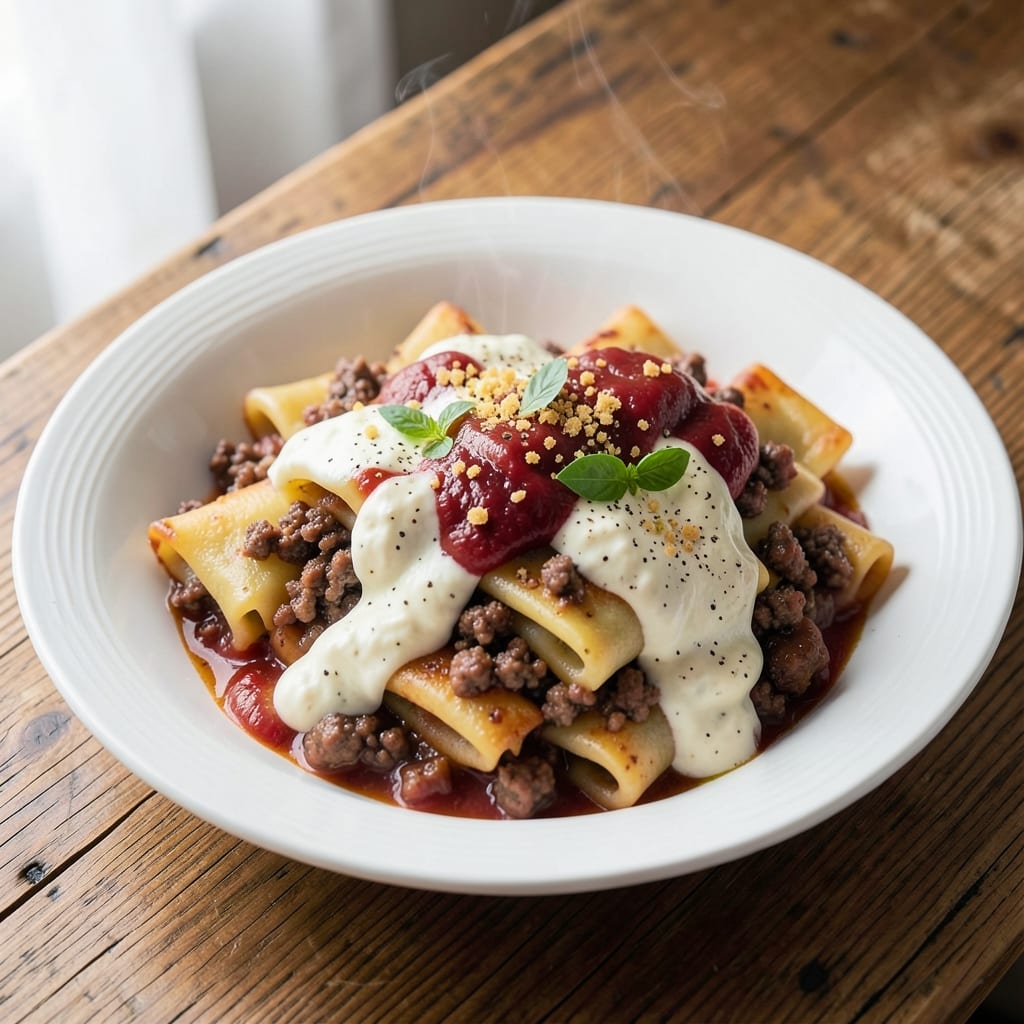 Beef and Sausage Manicotti Recipe: Cheesy Layers That Bake to Golden Crust