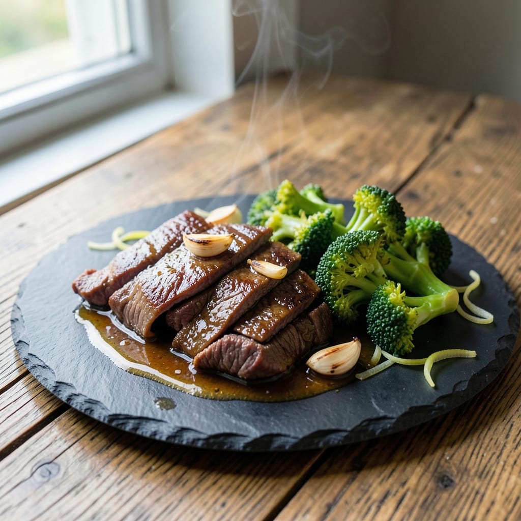 Beef and Broccoli Recipe No Soy Sauce: Garlic-Ginger Crispy Bites in 25 Minutes