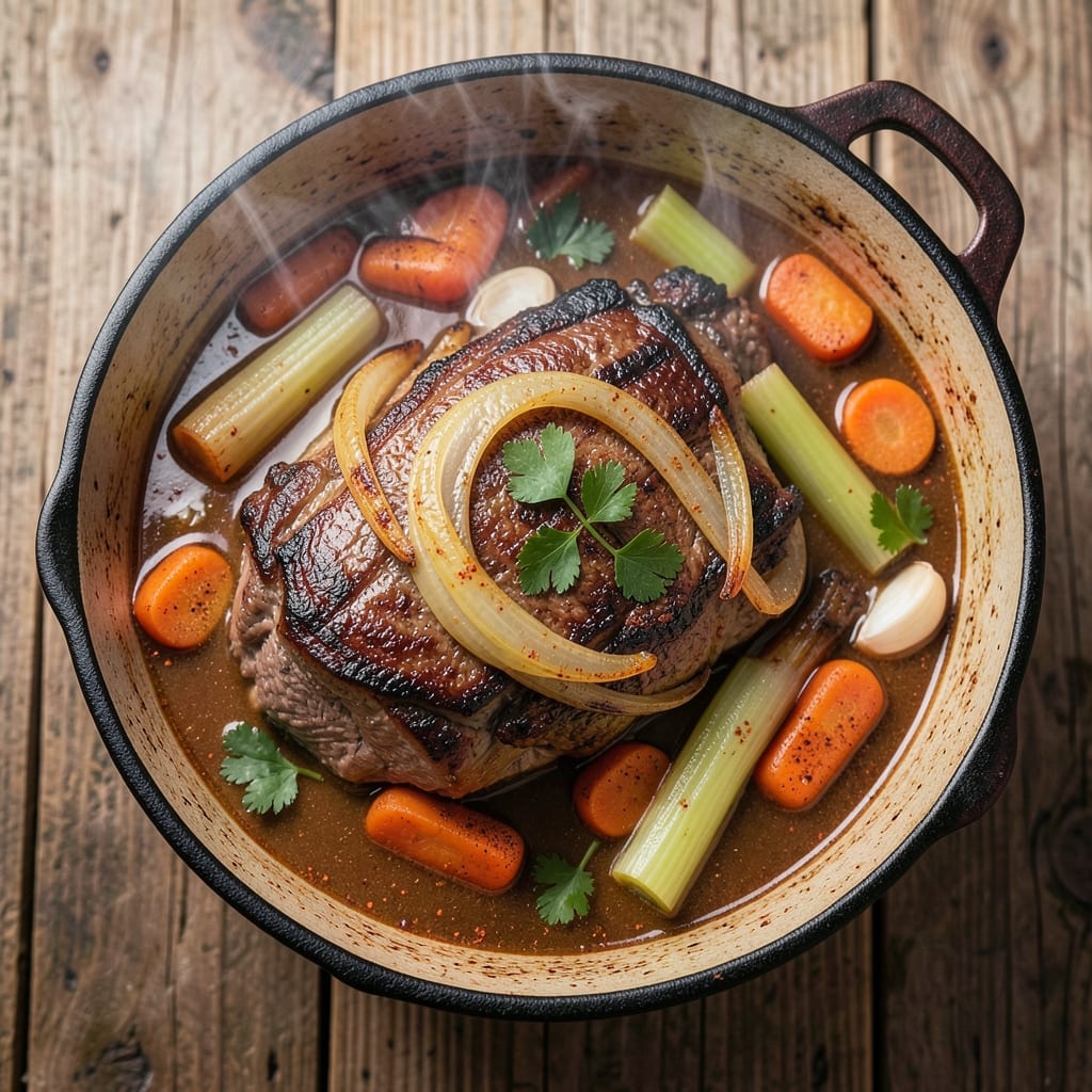 Barbecue Beef Stew Recipe: Slow-Smoked Depth and Fall-Apart Meat
