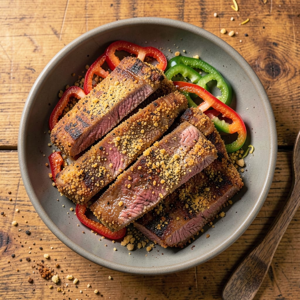 Beef Bar Recipe: Smoky Charred Crust With Silky Meat and Peppers