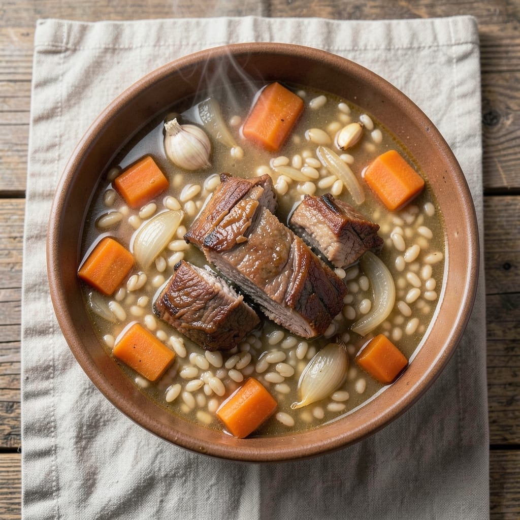 Beef Barley Soup Recipe With Leftover Beef Roast: Hearty Simmered Richness With Chewy Grains