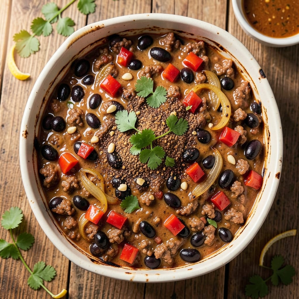 Beef and Black Bean Casserole Recipe: Cheesy Tortilla Layers With Smoky Cumin Depth