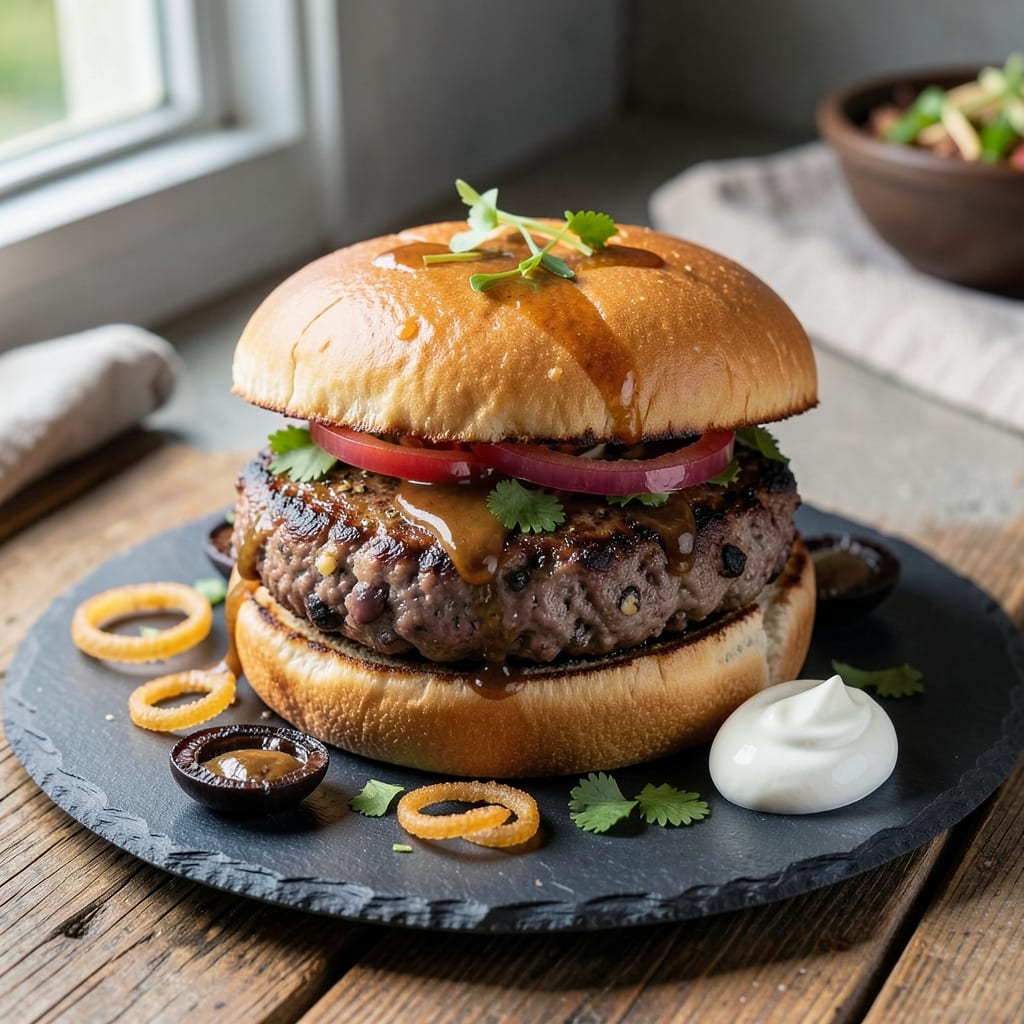 Beef and Black Bean Burgers Recipe: Hearty Veggie-Packed Bites With Crispy Crust