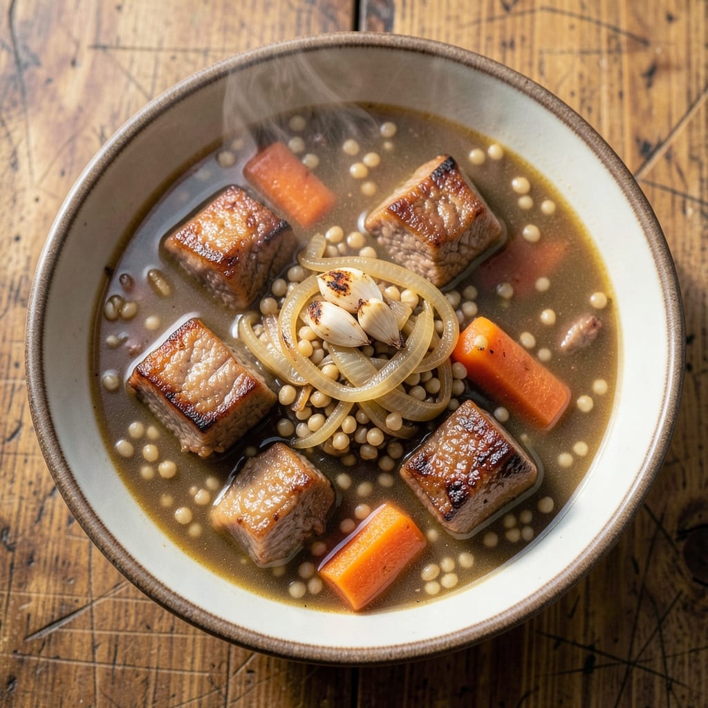 Beef Barley Soup Recipe With Stew Meat: Stew Meat That Melts Into Flavorful Broth