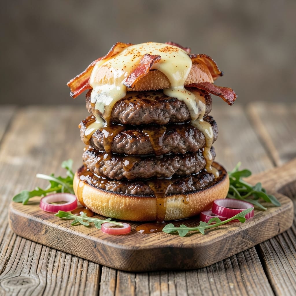 Bbq Beef Hamburgers Best Recipe: Smoky Charred Crust With Juicy Centers